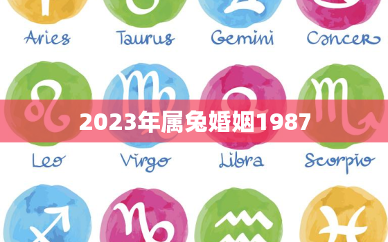 2023年属兔婚姻1987，87年属兔2023年婚姻状况如何