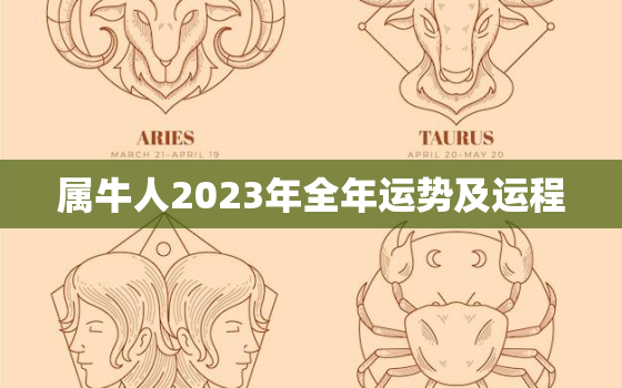 属牛人2023年全年运势及运程，属牛人2023年全年运势及运程女