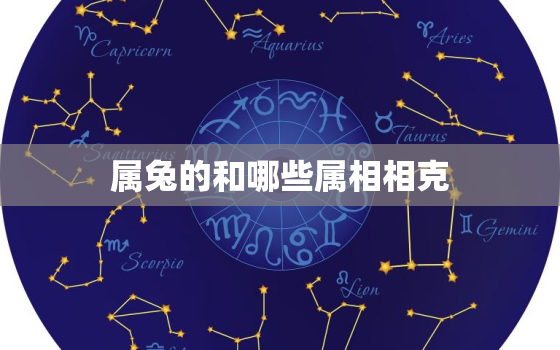 属兔的和哪些属相相克，属兔的和什么属相克