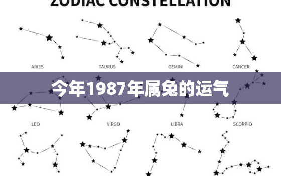 今年1987年属兔的运气，1987属兔今年运势2021年运势