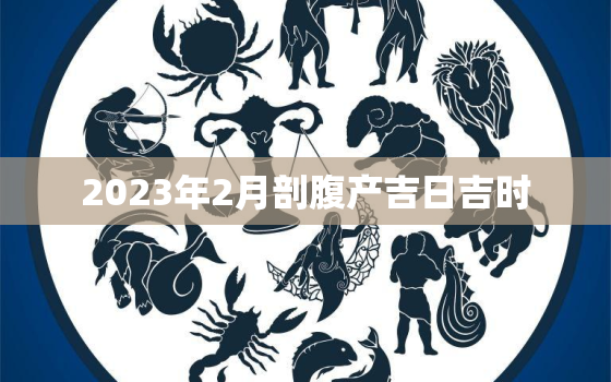 2023年2月剖腹产吉日吉时，2023年农历2月剖腹产吉日吉时