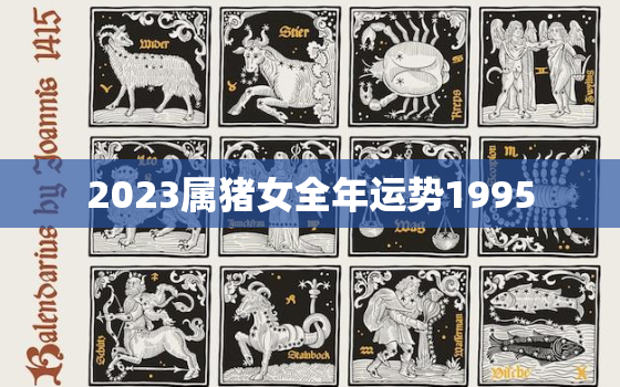 2023属猪女全年运势1995，2023年属猪女全年运势