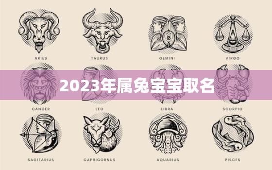 2023年属兔宝宝取名，2023年属兔宝宝取名字