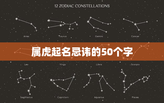 属虎起名忌讳的50个字，2022虎年最旺男孩名字