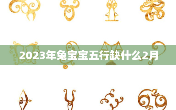 2023年兔宝宝五行缺什么2月，2023的兔宝宝好不好