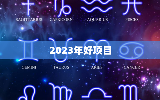 2023年好项目，2022年创业好项目