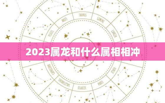 2023属龙和什么属相相冲，2023年与什么属相相冲