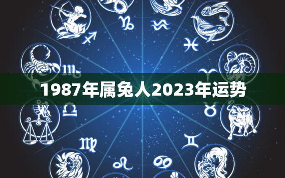 1987年属兔人2023年运势，2022属兔全年运势1987