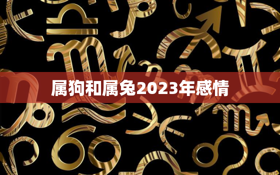 属狗和属兔2023年感情，狗遇兔年2023年怎么样