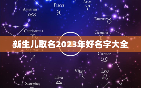 新生儿取名2023年好名字大全，二o二一年新生儿取名