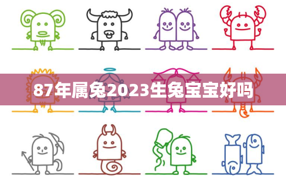 87年属兔2023生兔宝宝好吗，2023年87年兔的是什么命