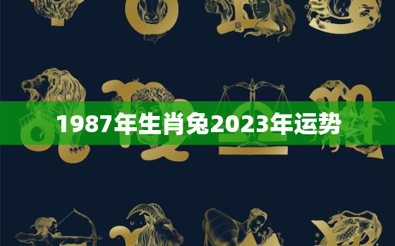 1987年生肖兔2023年运势，1987年兔2023年运势如何