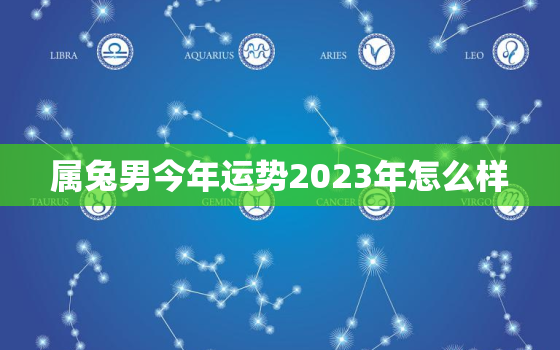 属兔男今年运势2023年怎么样，属兔2023年运势及运程男性