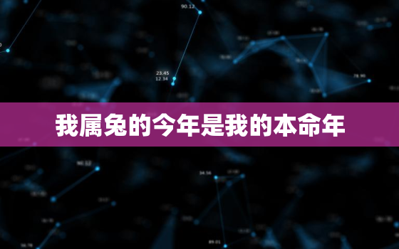 我属兔的今年是我的本命年，属兔的本命年怎么样