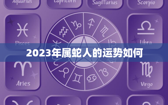 2023年属蛇人的运势如何，2023年属蛇人全年运势如何