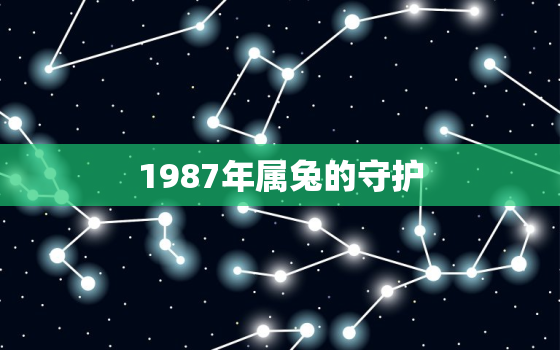 1987年属兔的守护，1987年属兔的守
是什么?