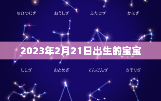 2023年2月21日出生的宝宝，2023年2月21日出生宝宝命格