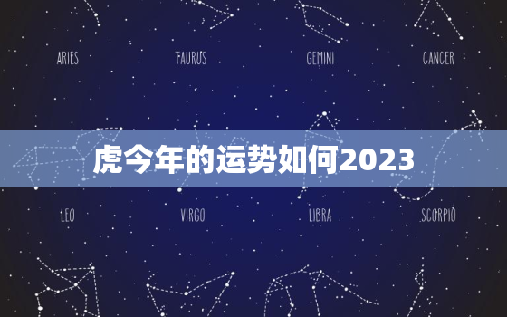 虎今年的运势如何2023，虎今年的运势如何2024