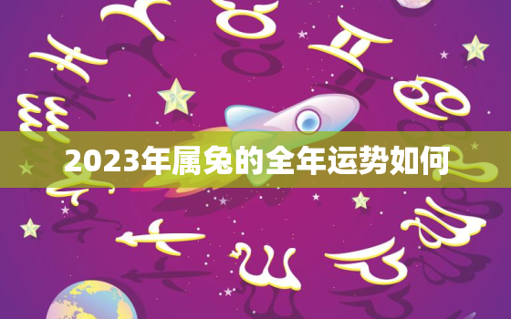 2023年属兔的全年运势如何，2023属兔人运势