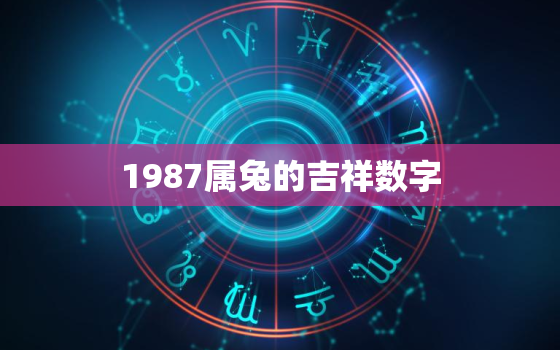 1987属兔的吉祥数字，1987属兔吉利数字