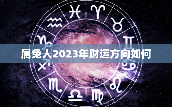 属兔人2023年财运方向如何，属兔的人2023年运势