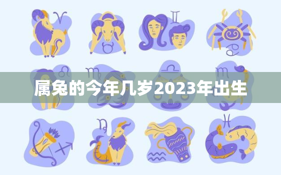 属兔的今年几岁2023年出生，属兔的今年几岁2020