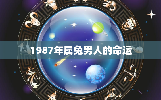 1987年属兔男人的命运，1987年属兔男人一生的命运