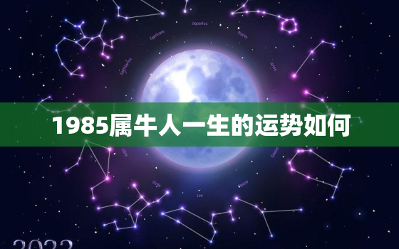 1985属牛人一生的运势如何，1985属牛人2021年运势及运程每月运程