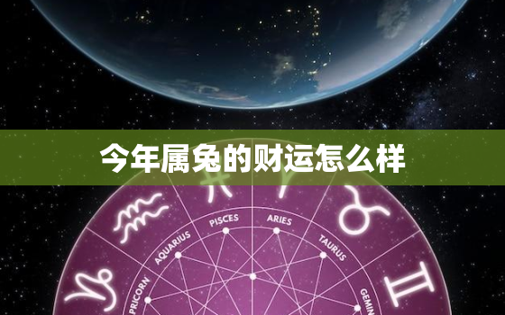 今年属兔的财运怎么样，今年属兔人的财运