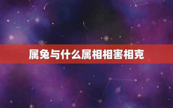 属兔与什么属相相害相克，属兔和什么属相相克相害相冲