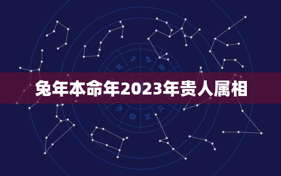 兔年本命年2023年贵人属相，2023年属兔的本命年命运怎么样