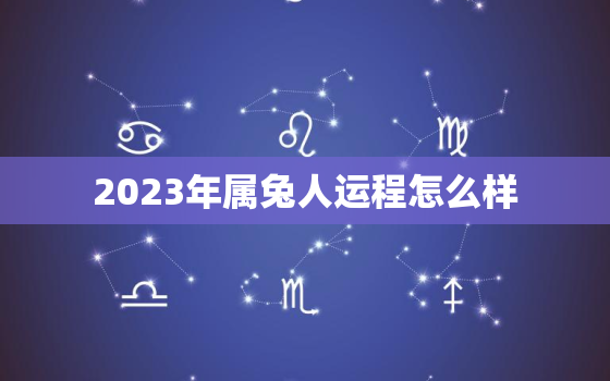 2023年属兔人运程怎么样，2023年属兔人运程怎么样女