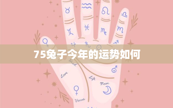 75兔子今年的运势如何，75的兔2021年运势