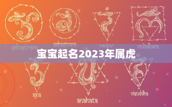 宝宝起名2023年属虎，2023年虎宝宝好不好