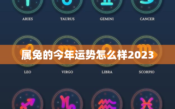 属兔的今年运势怎么样2023，属兔的今年运势怎么样2019