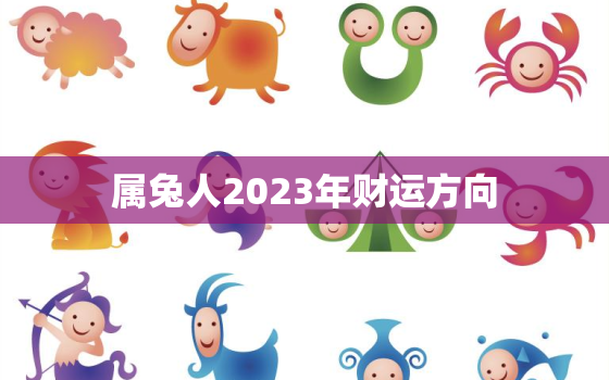 属兔人2023年财运方向，属兔人在2023年的运势如何