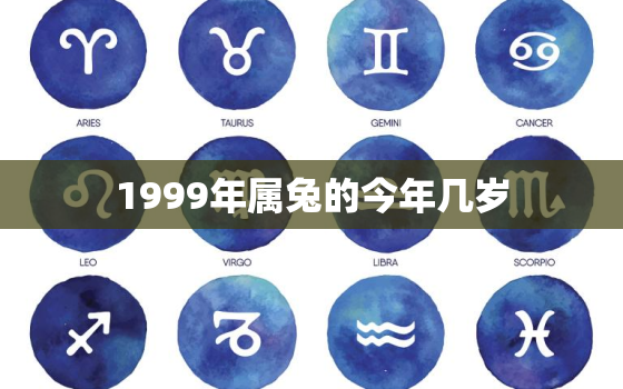 1999年属兔的今年几岁，1999年属兔今年多大年龄