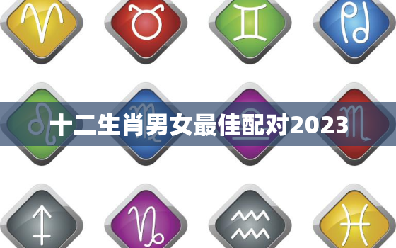 十二生肖男女最佳配对2023，十二生肖男女最佳配对2023