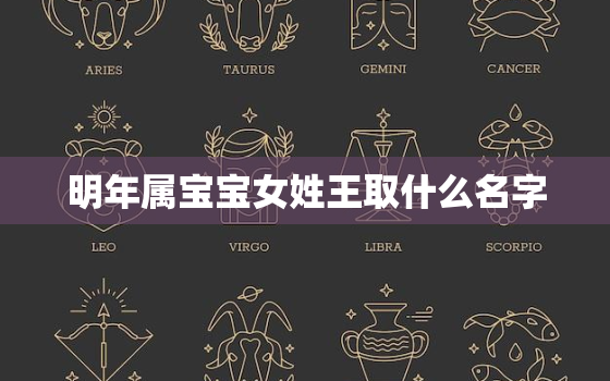 明年属宝宝女姓王取什么名字，2021年女孩最佳取名姓王