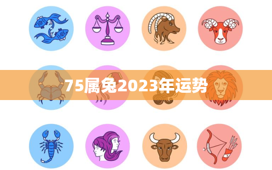 75属兔2023年运势，属兔2023年运势如何