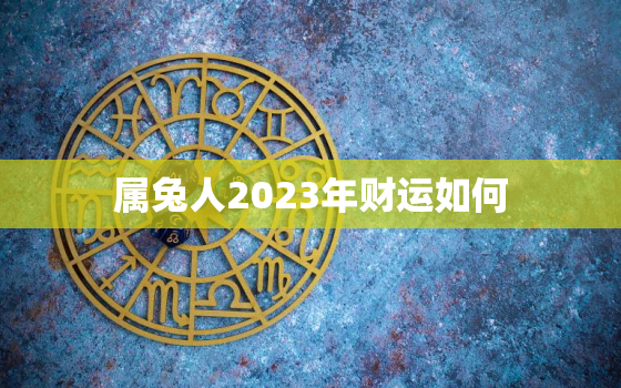 属兔人2023年财运如何，属兔2023年运势如何