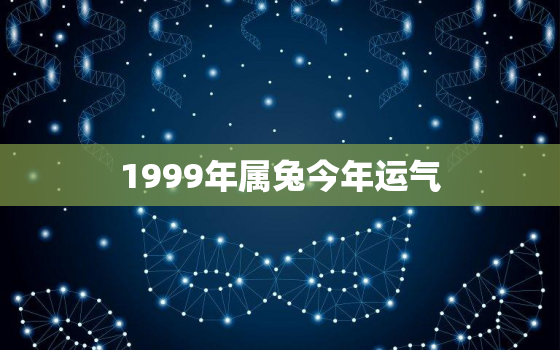 1999年属兔今年运气，1999年属兔的今年运势