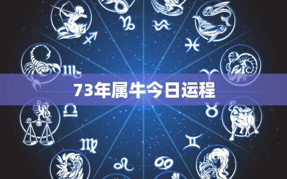 73年属牛今日运程，1973年属牛人今天运势