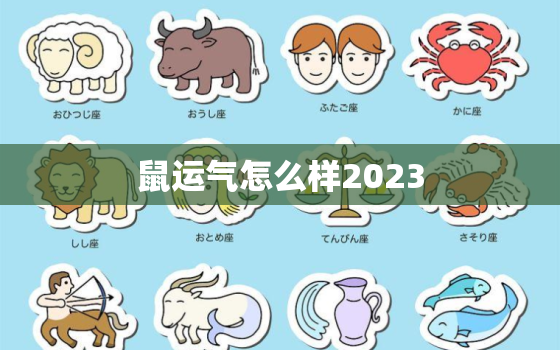 鼠运气怎么样2023，今年老鼠运气怎么样