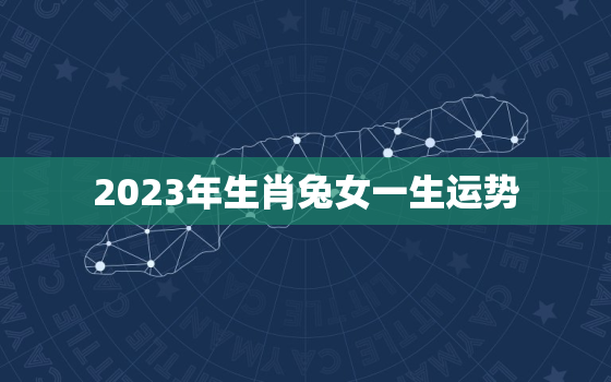 2023年生肖兔女一生运势，2023年属兔出生的运势和财运