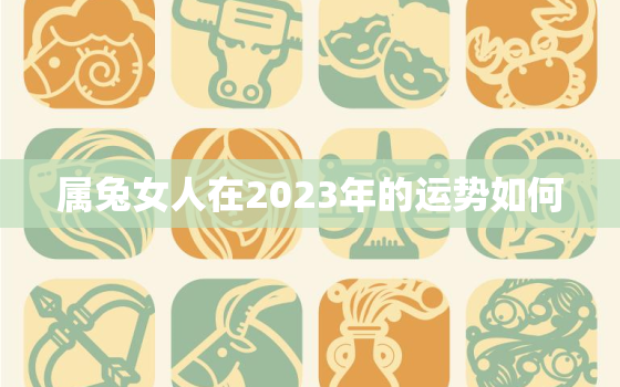 属兔女人在2023年的运势如何，2023年属兔女孩命运好不好