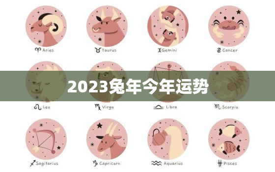 2023兔年今年运势，2023年兔年运程与运势