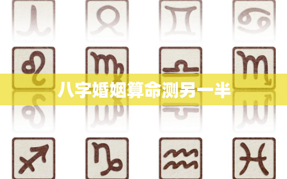 八字婚姻算命测另一半，八字算另一半免费