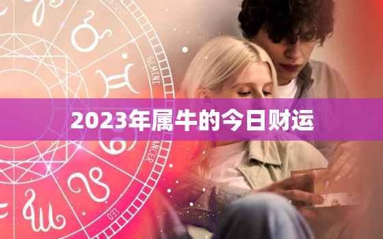 2023年属牛的今日财运，2023年属牛的今日财运怎么样