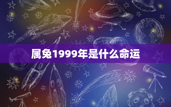 属兔1999年是什么命运，1999属兔的人是什么命